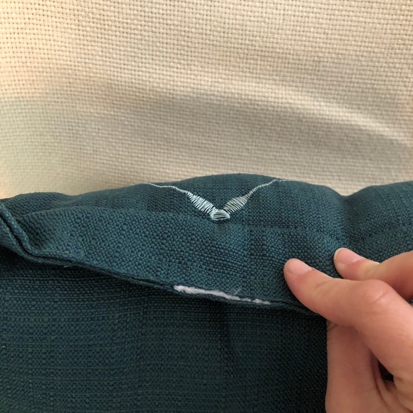 Embroidered Throw Pillow - Picture 4 of 5